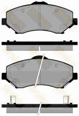 Brake ENGINEERING PA1837 Тормозные колодки для DODGE JOURNEY (Додж Жоурнэъ) Brake ENGINEERING PA1837 Тормозные колодки для DODGE JOURNEY (Додж Жоурнэъ)