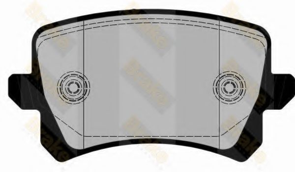 Brake ENGINEERING PA1862 Тормозные колодки для VOLKSWAGEN (Фольксваген) Brake ENGINEERING PA1862 Тормозные колодки для VOLKSWAGEN (Фольксваген)