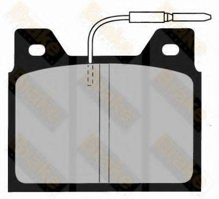 Brake ENGINEERING PA261 Тормозные колодки для PEUGEOT (Пежо) Brake ENGINEERING PA261 Тормозные колодки для PEUGEOT (Пежо)
