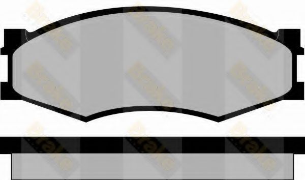 Brake ENGINEERING PA358 Тормозные колодки для NISSAN (Ниссан) Brake ENGINEERING PA358 Тормозные колодки для NISSAN (Ниссан)