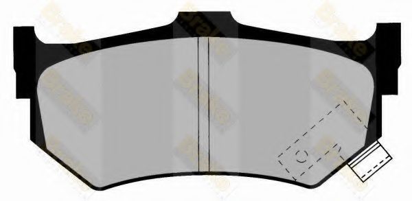 Brake ENGINEERING PA370 Тормозные колодки для SUZUKI (Сузуки) Brake ENGINEERING PA370 Тормозные колодки для SUZUKI (Сузуки)