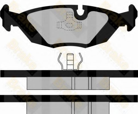 Brake ENGINEERING PA393 Тормозные колодки для BMW (Бмв) Brake ENGINEERING PA393 Тормозные колодки для BMW (Бмв)
