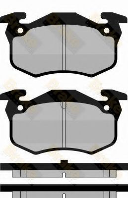Brake ENGINEERING PA446 Тормозные колодки для PEUGEOT 205 I (Пежо 205 и) Brake ENGINEERING PA446 Тормозные колодки для PEUGEOT 205 I (Пежо 205 и)