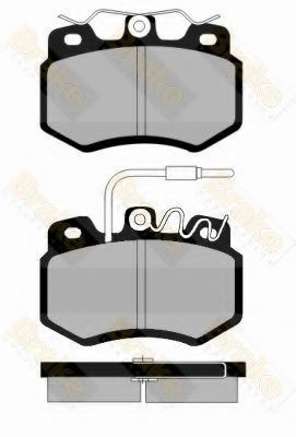 Brake ENGINEERING PA472 Тормозные колодки для PEUGEOT 205 II (Пежо 205 2) Brake ENGINEERING PA472 Тормозные колодки для PEUGEOT 205 II (Пежо 205 2)