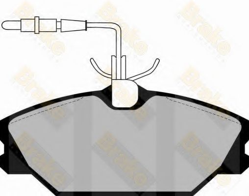 Brake ENGINEERING PA475 Тормозные колодки для DAEWOO LUBLIN II (Дэу Лублин 2) Brake ENGINEERING PA475 Тормозные колодки для DAEWOO LUBLIN II (Дэу Лублин 2)