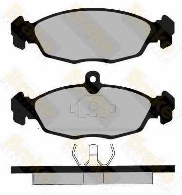 Brake ENGINEERING PA597 Тормозные колодки для DAEWOO (Дэу) Brake ENGINEERING PA597 Тормозные колодки для DAEWOO (Дэу)