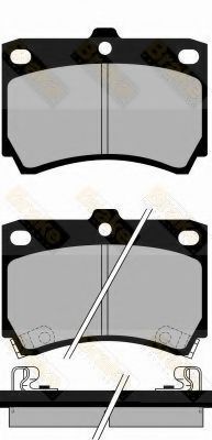 Brake ENGINEERING PA767 Тормозные колодки для MAZDA FAMILIA V (Мазда Фамилиа v) Brake ENGINEERING PA767 Тормозные колодки для MAZDA FAMILIA V (Мазда Фамилиа v)