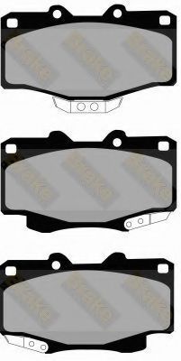 Brake ENGINEERING PA844 Тормозные колодки для TOYOTA TACOMA II (Тойота/тоета Таcома 2) Brake ENGINEERING PA844 Тормозные колодки для TOYOTA TACOMA II (Тойота/тоета Таcома 2)