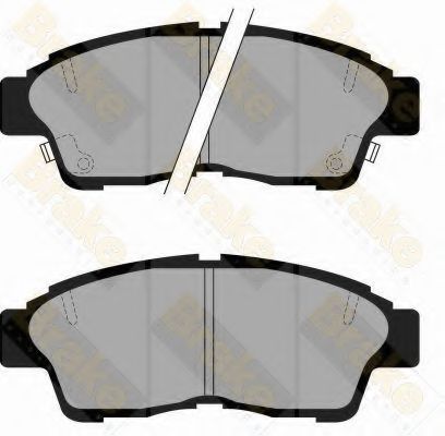 Brake ENGINEERING PA854 Тормозные колодки для TOYOTA CALDINA (Тойота/тоета Cалдина) Brake ENGINEERING PA854 Тормозные колодки для TOYOTA CALDINA (Тойота/тоета Cалдина)