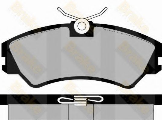 Brake ENGINEERING PA863 Тормозные колодки для VOLKSWAGEN (Фольксваген) Brake ENGINEERING PA863 Тормозные колодки для VOLKSWAGEN (Фольксваген)