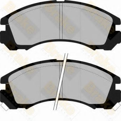 Brake ENGINEERING PA945 Тормозные колодки для MITSUBISHI COLT/RODEO (Митсубиши/митсубиси Cолт/родэо) Brake ENGINEERING PA945 Тормозные колодки для MITSUBISHI COLT/RODEO (Митсубиши/митсубиси Cолт/родэо)