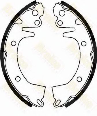 Brake ENGINEERING SH1068 Тормозные колодоки 