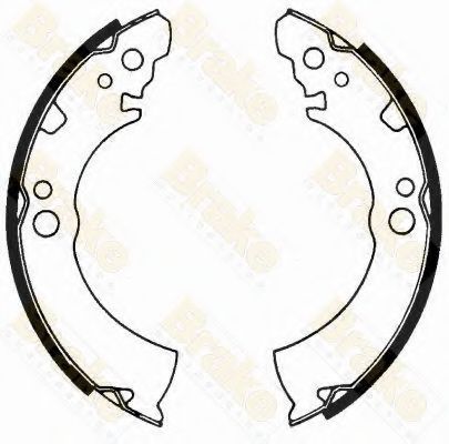 Brake ENGINEERING SH1157 Тормозные колодоки 