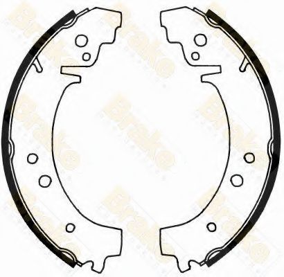 Brake ENGINEERING SH1164 Тормозные колодоки для LADA NADESCHDA (Лада Надэщда) Brake ENGINEERING SH1164 Тормозные колодоки для LADA NADESCHDA (Лада Надэщда)