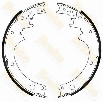 Brake ENGINEERING SH1183 Тормозные колодоки для NISSAN ATLAS (Ниссан Атлас) Brake ENGINEERING SH1183 Тормозные колодоки для NISSAN ATLAS (Ниссан Атлас)