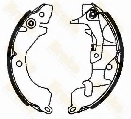 Brake ENGINEERING SH1225 Тормозные колодоки для MITSUBISHI COLT II (Митсубиши/митсубиси Cолт 2) Brake ENGINEERING SH1225 Тормозные колодоки для MITSUBISHI COLT II (Митсубиши/митсубиси Cолт 2)