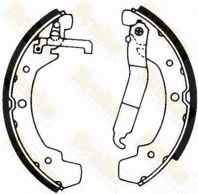 Brake ENGINEERING SH1611 Тормозные колодоки для VOLKSWAGEN (Фольксваген) Brake ENGINEERING SH1611 Тормозные колодоки для VOLKSWAGEN (Фольксваген)