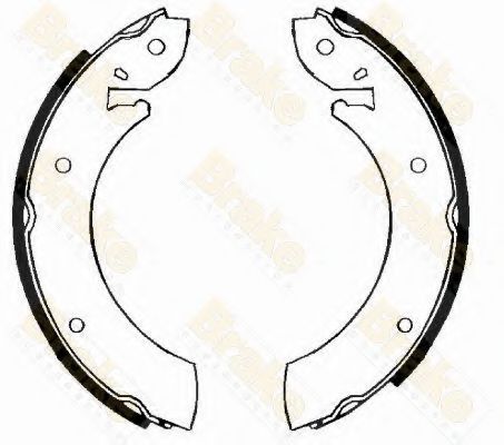 Brake ENGINEERING SH2087 Тормозные колодоки для FORD GRANADA (Форд Гранада) Brake ENGINEERING SH2087 Тормозные колодоки для FORD GRANADA (Форд Гранада)