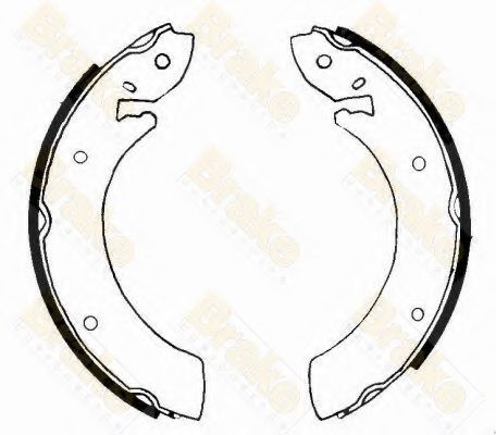 Brake ENGINEERING SH2102 Тормозные колодоки для FORD GRANADA (Форд Гранада) Brake ENGINEERING SH2102 Тормозные колодоки для FORD GRANADA (Форд Гранада)