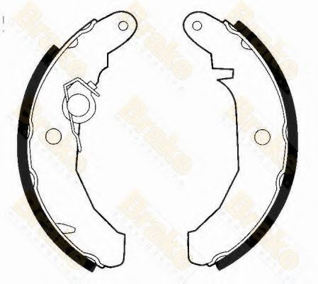 Brake ENGINEERING SH2179 Тормозные колодоки для FORD (Форд) Brake ENGINEERING SH2179 Тормозные колодоки для FORD (Форд)