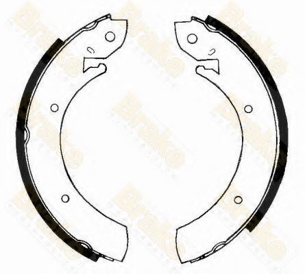 Brake ENGINEERING SH2181 Тормозные колодоки для FORD GRANADA (Форд Гранада) Brake ENGINEERING SH2181 Тормозные колодоки для FORD GRANADA (Форд Гранада)