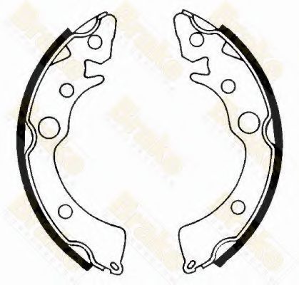 Brake ENGINEERING SH2210 Тормозные колодоки для HONDA CRX II (Хонда Cрх 2) Brake ENGINEERING SH2210 Тормозные колодоки для HONDA CRX II (Хонда Cрх 2)