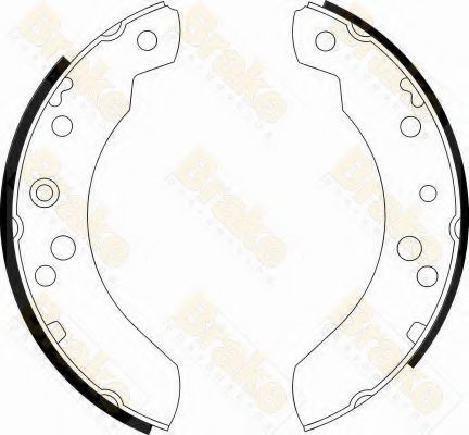 Brake ENGINEERING SH2224 Тормозные колодоки для FORD (Форд) Brake ENGINEERING SH2224 Тормозные колодоки для FORD (Форд)