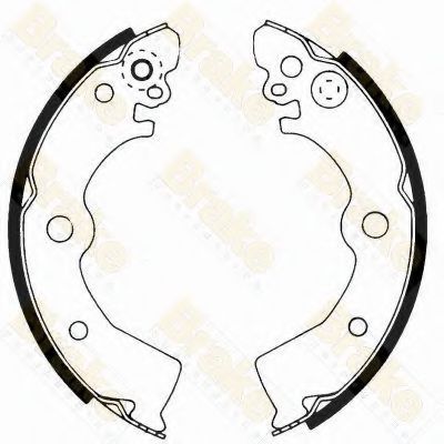 Brake ENGINEERING SH2336 Тормозные колодоки для NISSAN 100 NX (Ниссан 100 нx) Brake ENGINEERING SH2336 Тормозные колодоки для NISSAN 100 NX (Ниссан 100 нx)
