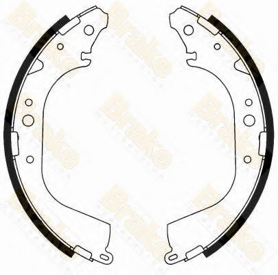 Brake ENGINEERING SH2427 Тормозные колодоки для TOYOTA HILUX II (Тойота/тоета Хилуx 2) Brake ENGINEERING SH2427 Тормозные колодоки для TOYOTA HILUX II (Тойота/тоета Хилуx 2)