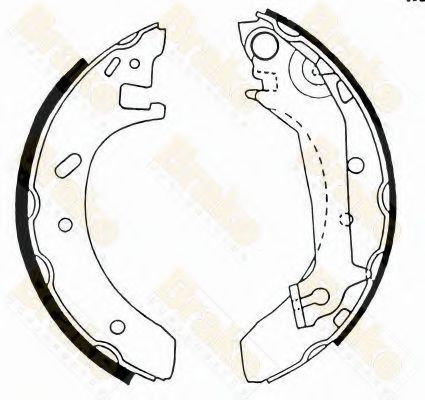 Brake ENGINEERING SH2430 Тормозные колодоки для FORD (Форд) Brake ENGINEERING SH2430 Тормозные колодоки для FORD (Форд)