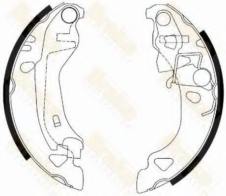 Brake ENGINEERING SH2438 Тормозные колодоки для FIAT (Фиат) Brake ENGINEERING SH2438 Тормозные колодоки для FIAT (Фиат)