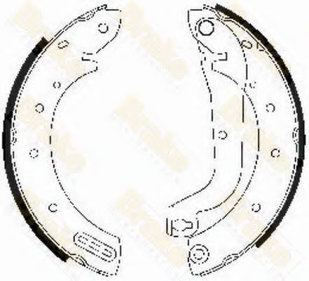 Brake ENGINEERING SH2472 Тормозные колодоки для NISSAN (Ниссан) Brake ENGINEERING SH2472 Тормозные колодоки для NISSAN (Ниссан)