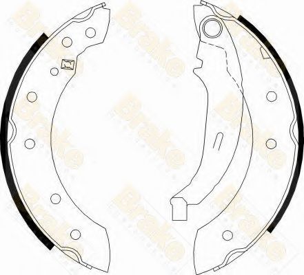 Brake ENGINEERING SH2474 Тормозные колодоки для PEUGEOT 206 (Пежо 206) Brake ENGINEERING SH2474 Тормозные колодоки для PEUGEOT 206 (Пежо 206)