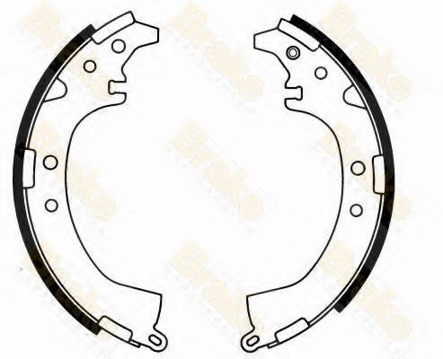 Brake ENGINEERING SH2532 Тормозные колодоки для TOYOTA RAV 4 I (Тойота/тоета Рав 4 1) Brake ENGINEERING SH2532 Тормозные колодоки для TOYOTA RAV 4 I (Тойота/тоета Рав 4 1)