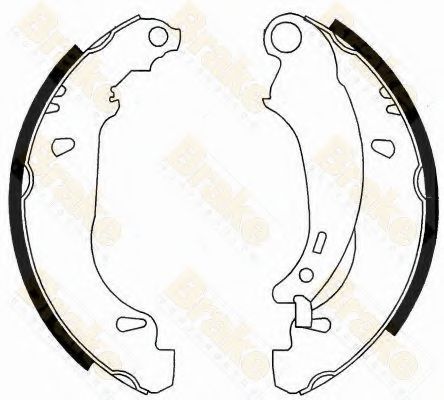 Brake ENGINEERING SH2541 Тормозные колодоки для PEUGEOT 206 (Пежо 206) Brake ENGINEERING SH2541 Тормозные колодоки для PEUGEOT 206 (Пежо 206)