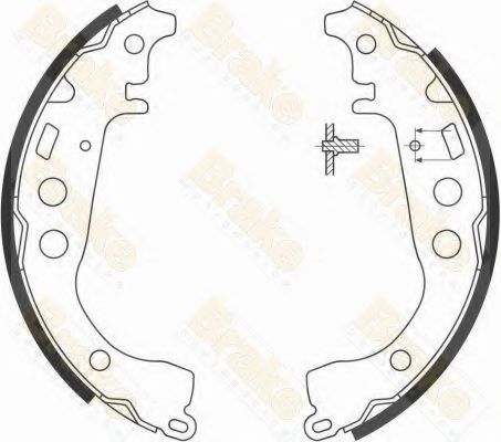 Brake ENGINEERING SH2574 Тормозные колодоки для TOYOTA-FAW (Тойота/тоета-фав) Brake ENGINEERING SH2574 Тормозные колодоки для TOYOTA-FAW (Тойота/тоета-фав)