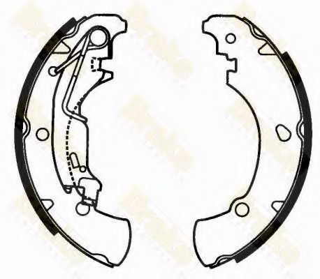 Brake ENGINEERING SH2597 Тормозные колодоки для LANCIA MUSA (Лансиа/лянча Муса) Brake ENGINEERING SH2597 Тормозные колодоки для LANCIA MUSA (Лансиа/лянча Муса)
