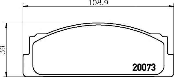 TEXTAR 2007304 Тормозные колодки для FIAT SUPERBRAVO (Фиат Супербраvо) TEXTAR 2007304 Тормозные колодки для FIAT SUPERBRAVO (Фиат Супербраvо)