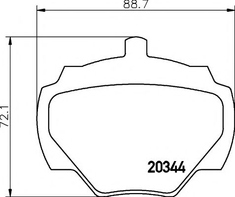 TEXTAR 2034402 Тормозные колодки для LAND ROVER DEFENDER (Ленд ровер/лэнд ровер Дэфэндэр) TEXTAR 2034402 Тормозные колодки для LAND ROVER DEFENDER (Ленд ровер/лэнд ровер Дэфэндэр)