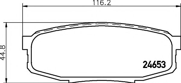 TEXTAR 2465301 Тормозные колодки для TOYOTA (FAW) LAND CRUISER (Тойота/тоета (фав) Ланд cруисэр) TEXTAR 2465301 Тормозные колодки для TOYOTA (FAW) LAND CRUISER (Тойота/тоета (фав) Ланд cруисэр)