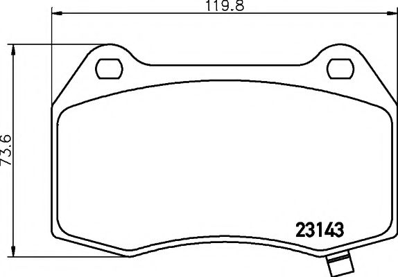 TEXTAR 2314301 Тормозные колодки для CHEVROLET CAMARO (Шевроле Cамаро) TEXTAR 2314301 Тормозные колодки для CHEVROLET CAMARO (Шевроле Cамаро)
