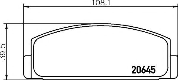 TEXTAR 2064501 Тормозные колодки для MITSUBISHI STARION (Митсубиши/митсубиси Старион) TEXTAR 2064501 Тормозные колодки для MITSUBISHI STARION (Митсубиши/митсубиси Старион)