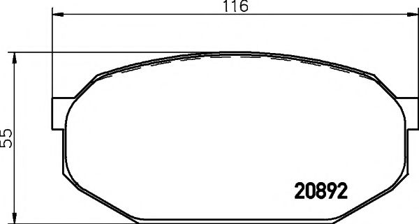 TEXTAR 2089202 Тормозные колодки для MITSUBISHI STARION (Митсубиши/митсубиси Старион) TEXTAR 2089202 Тормозные колодки для MITSUBISHI STARION (Митсубиши/митсубиси Старион)