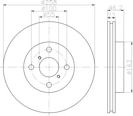 TEXTAR 92164200 Тормозной диск для DAIHATSU CHARADE (Дайхатсу Чарадэ) TEXTAR 92164200 Тормозной диск для DAIHATSU CHARADE (Дайхатсу Чарадэ)