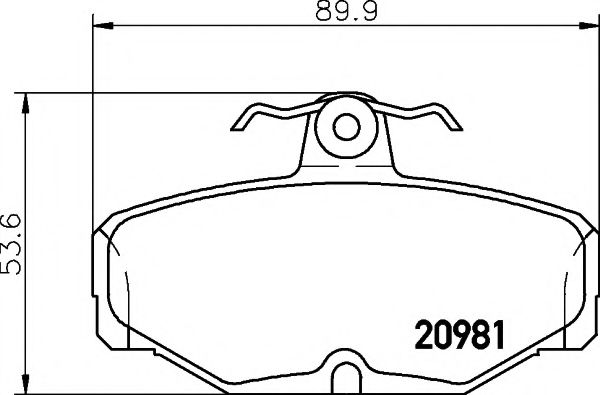 TEXTAR 2098101 Тормозные колодки для FORD SCORPIO I (Форд Скорпио 1) TEXTAR 2098101 Тормозные колодки для FORD SCORPIO I (Форд Скорпио 1)