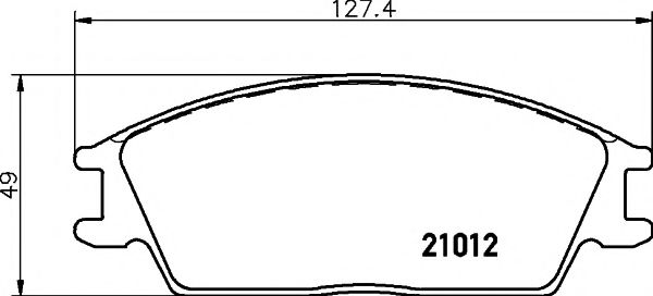 TEXTAR 2101204 Тормозные колодки для HONDA ACCORD II (Хонда Аccорд 2) TEXTAR 2101204 Тормозные колодки для HONDA ACCORD II (Хонда Аccорд 2)
