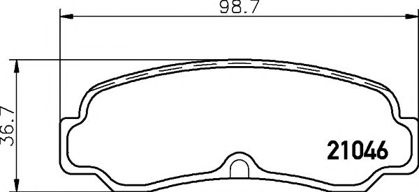TEXTAR 2104601 Тормозные колодки для TOYOTA COROLLA SPRINTER (Тойота/тоета Cоролла спринтэр) TEXTAR 2104601 Тормозные колодки для TOYOTA COROLLA SPRINTER (Тойота/тоета Cоролла спринтэр)