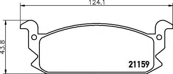 TEXTAR 2115902 Тормозные колодки для DAIHATSU CHARADE II (Дайхатсу Чарадэ 2) TEXTAR 2115902 Тормозные колодки для DAIHATSU CHARADE II (Дайхатсу Чарадэ 2)