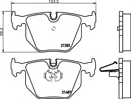 TEXTAR 2148701 Тормозные колодки для BMW (Бмв) TEXTAR 2148701 Тормозные колодки для BMW (Бмв)