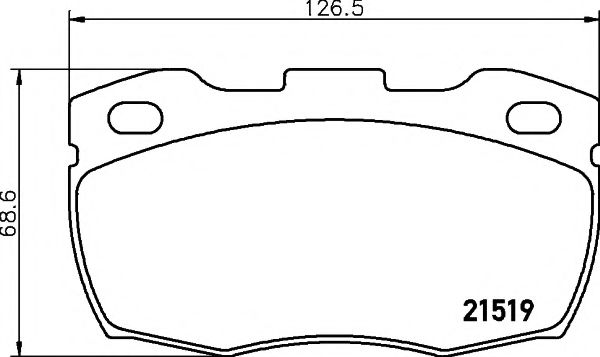 TEXTAR 2151901 Тормозные колодки для LAND ROVER DEFENDER (Ленд ровер/лэнд ровер Дэфэндэр) TEXTAR 2151901 Тормозные колодки для LAND ROVER DEFENDER (Ленд ровер/лэнд ровер Дэфэндэр)